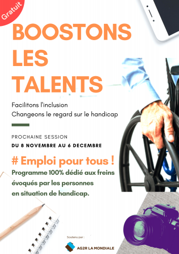 Emploi, handicap, gironde, apf, boostons les talents, collectif, accompagnement